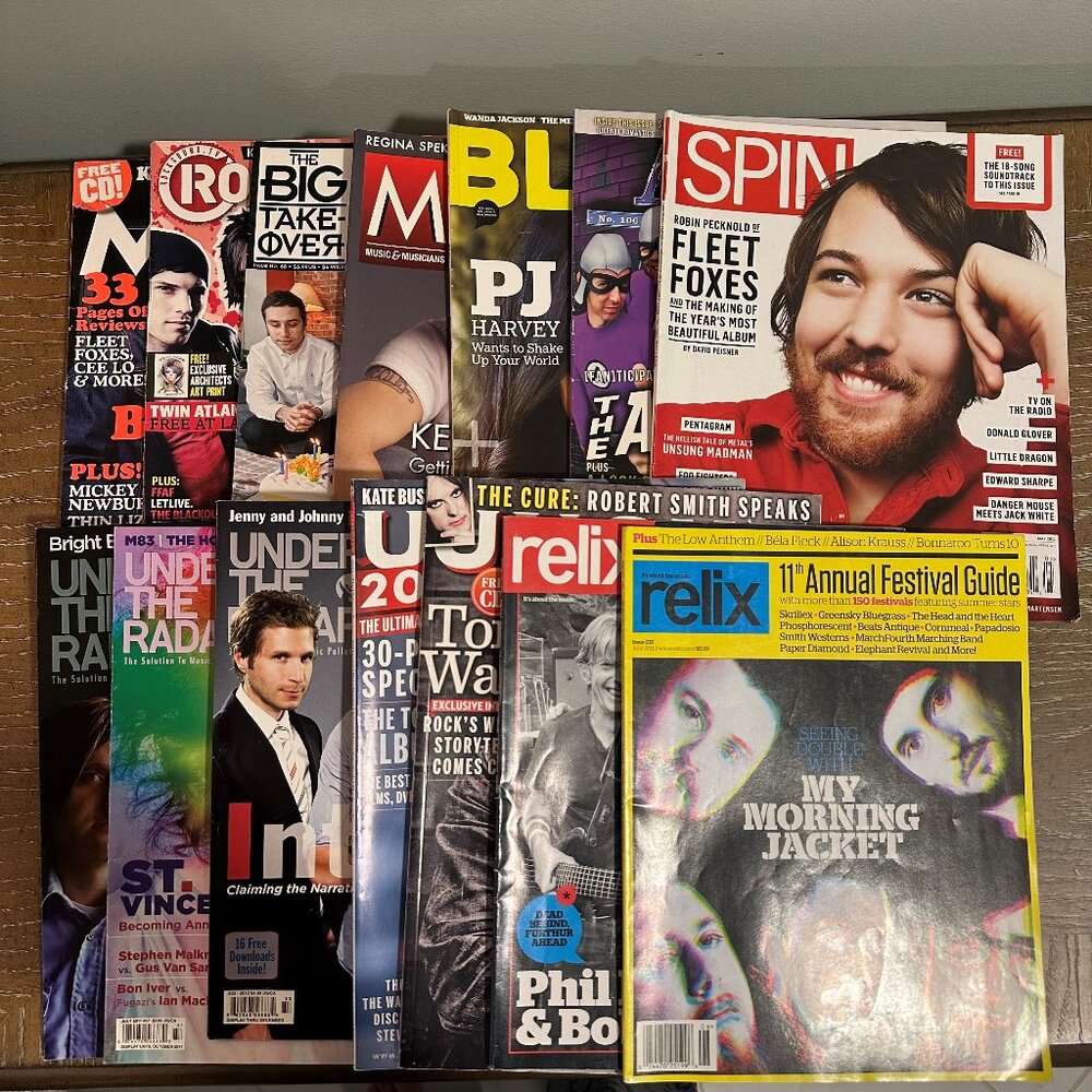 Vintage Music Magazines BLURT RELIX UNCUT SPIN UNDER THE RADAR